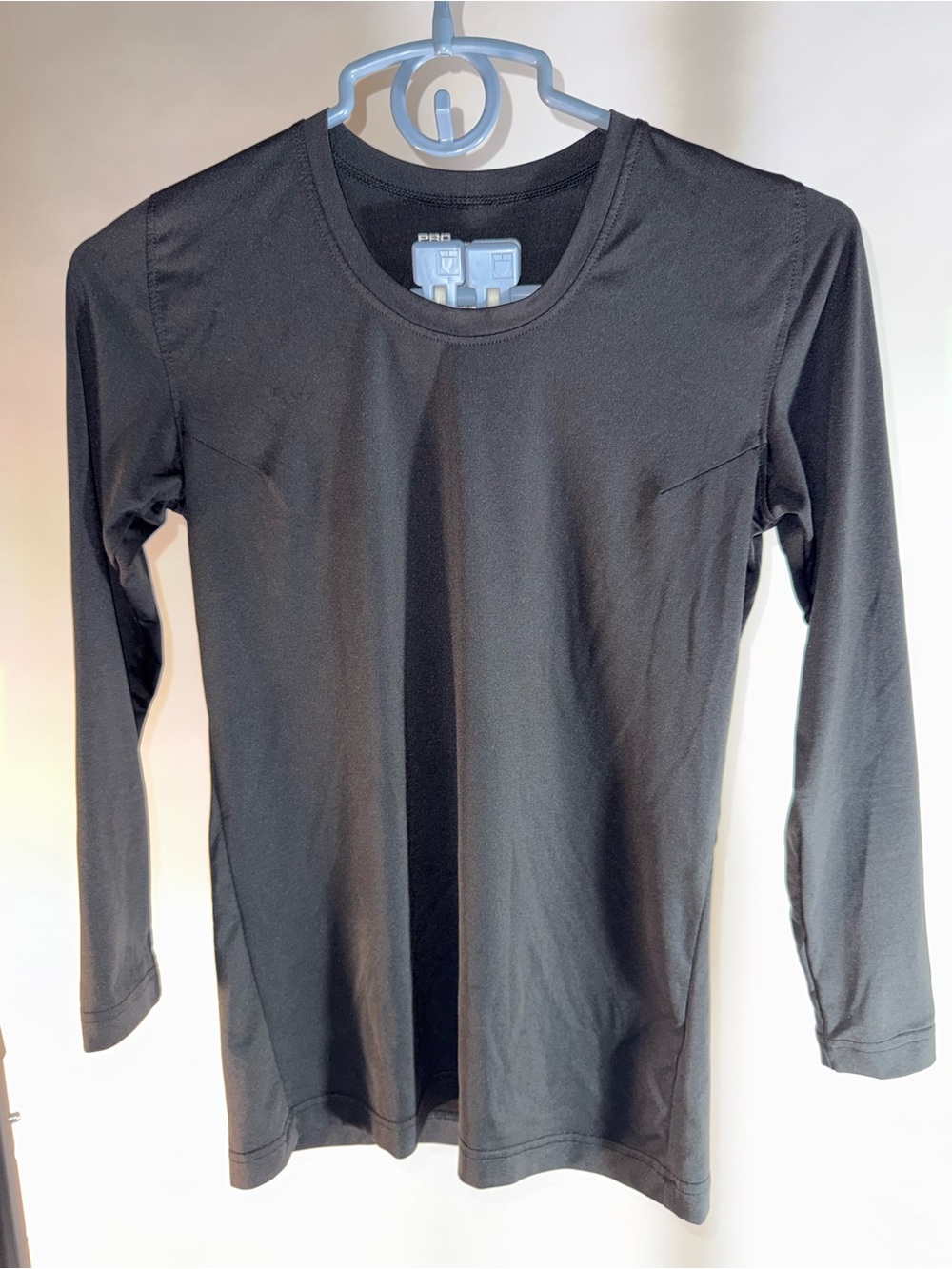 Classic Black Mid Sleeve Tee - Women